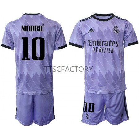 Tenue Real Madrid Luka Modrić 10 Enfant Exterieur 2022-2023 Maillot de Foot
